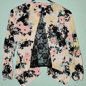 Charlotte Russe floral blazer